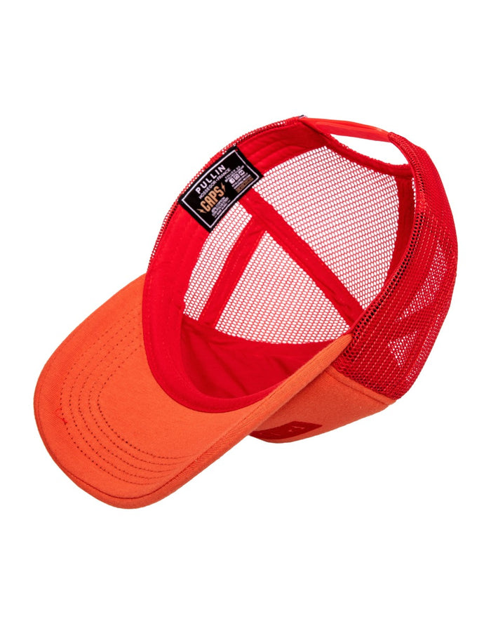 casquette trucker red21 PULLIN en coton