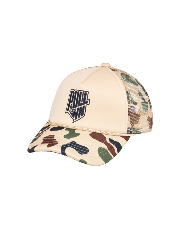 casquette truckercorebeige PULLIN en polyester