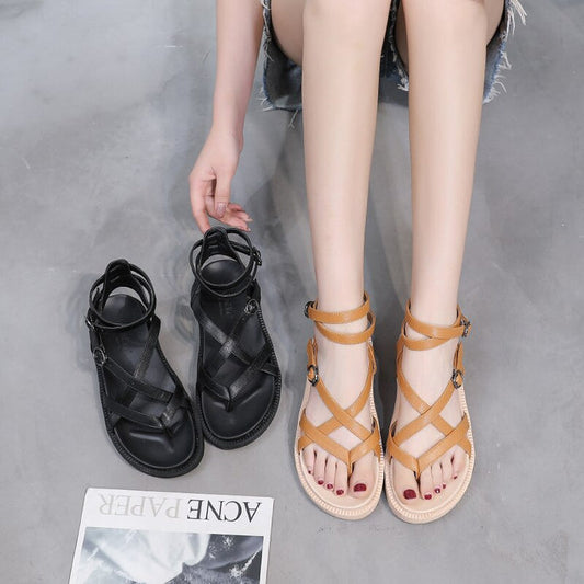 Casual open-toe student sandals