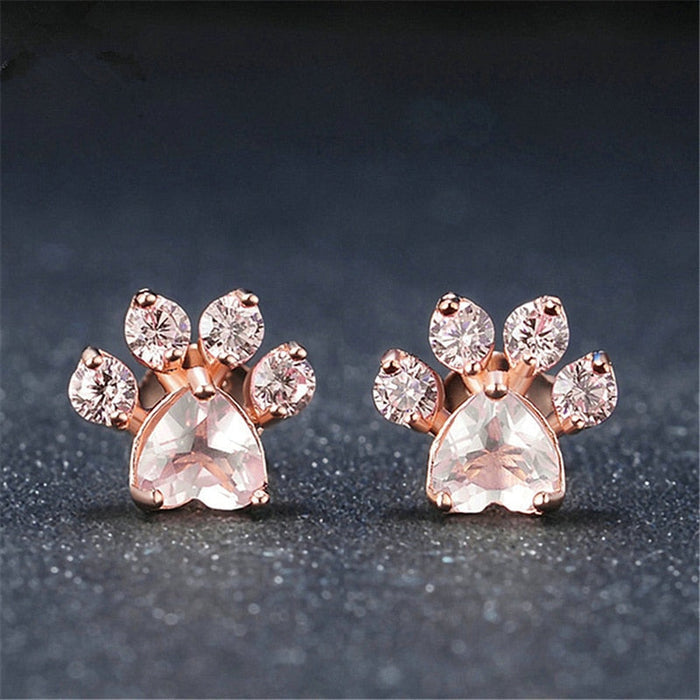 Cat Paw Stud Earrings