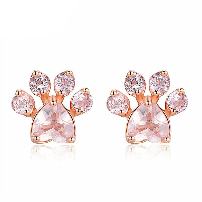 Cat Paw Stud Earrings
