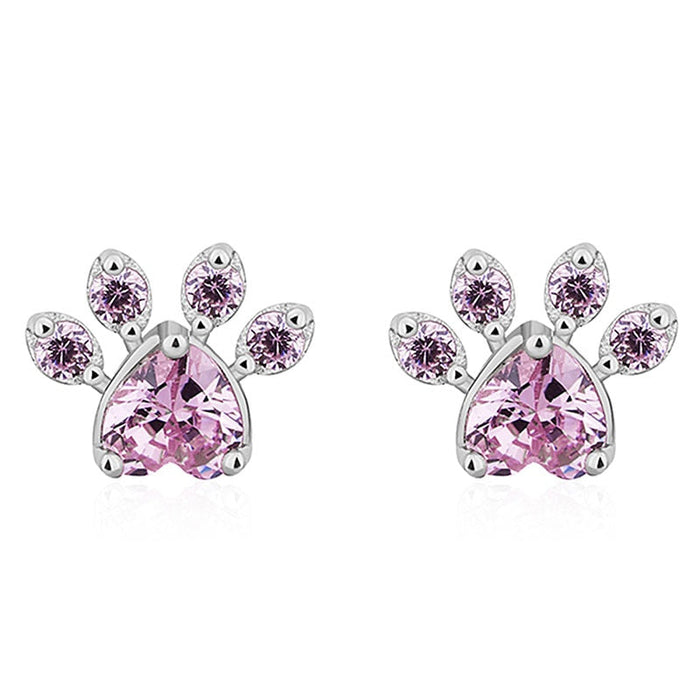 Cat Paw Stud Earrings