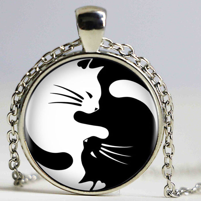 Cat Yingyang Necklace