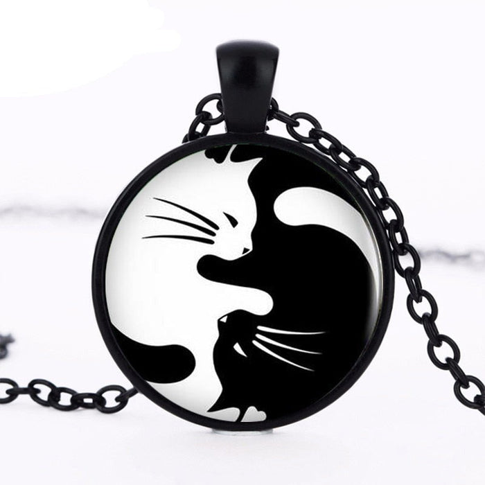 Cat Yingyang Necklace
