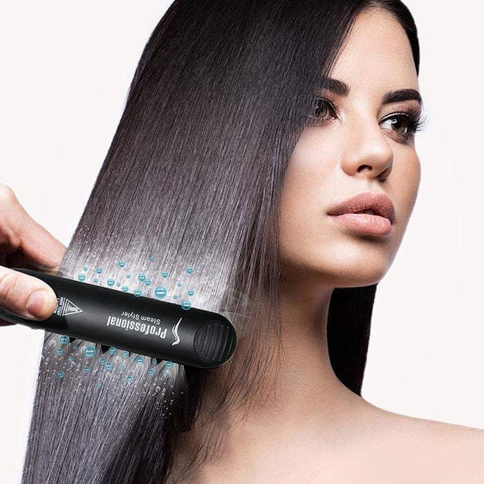 Ceramic Hair Steam Straightener