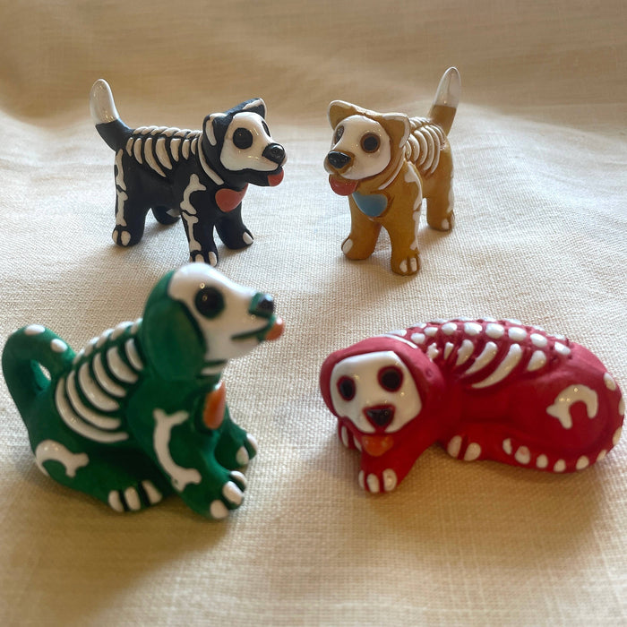 Ceramic Skelly Dog - Large