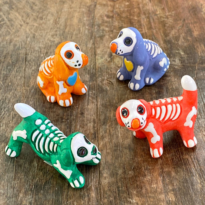 Ceramic Skelly Puppy - Small