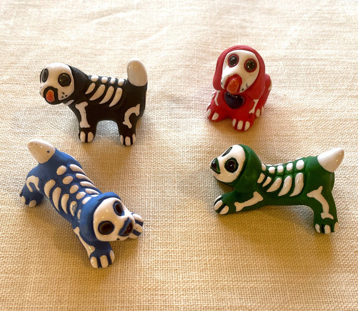 Ceramic Skelly Puppy - Small
