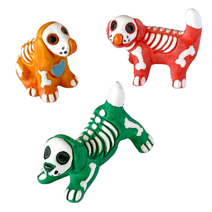 Ceramic Skelly Puppy - Small