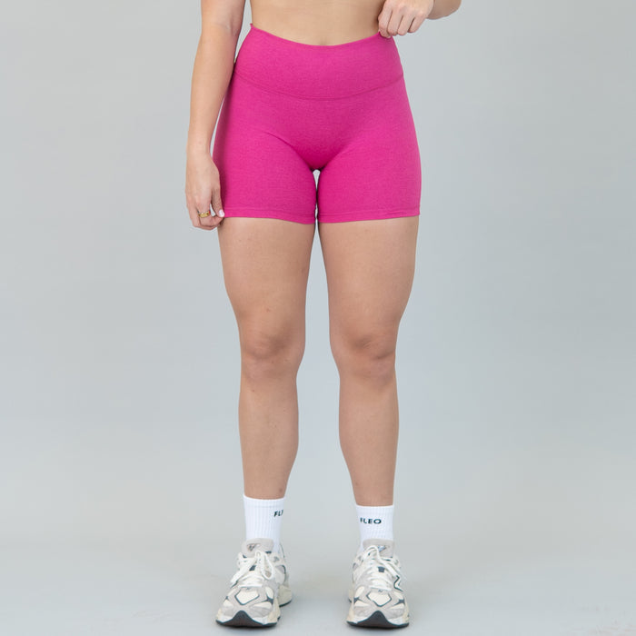 Heather Cabaret Charge Short 5" - No Front Seam - Higher Rise by FLEO - 1