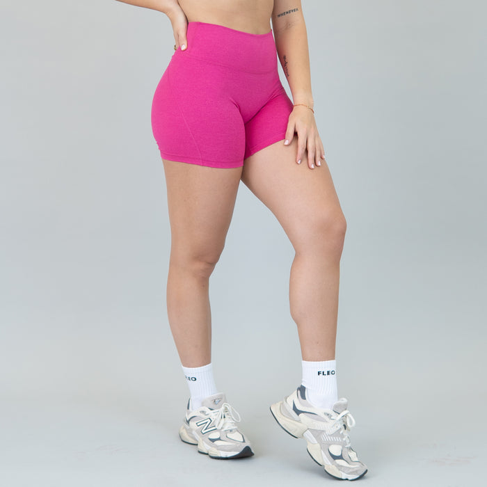 Heather Cabaret Charge Short 5" - No Front Seam - Higher Rise by FLEO - 4
