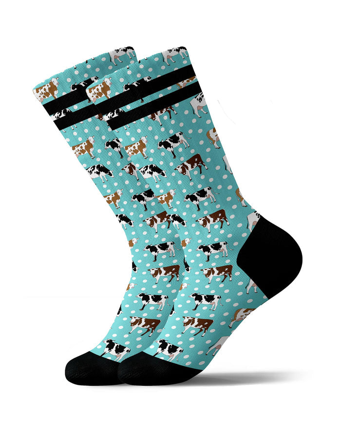 chaussettes sublimées meuh PULLIN