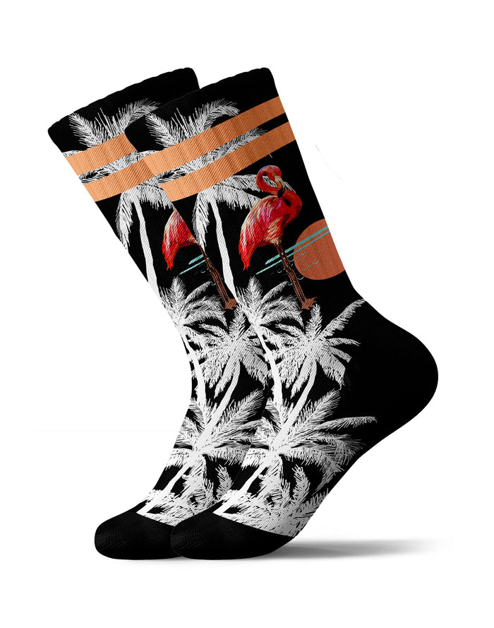 chaussettes sublimées miamipalms PULLIN