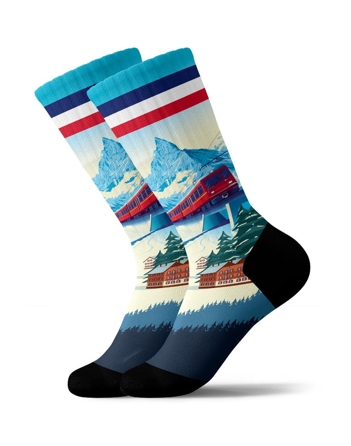 chaussettes sublimées mountainrise PULLIN