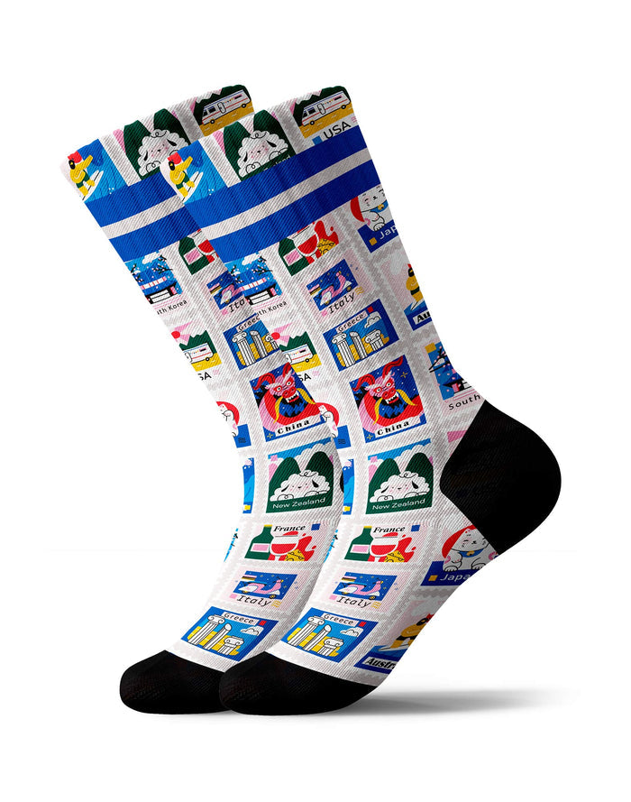 chaussettes sublimées postal PULLIN