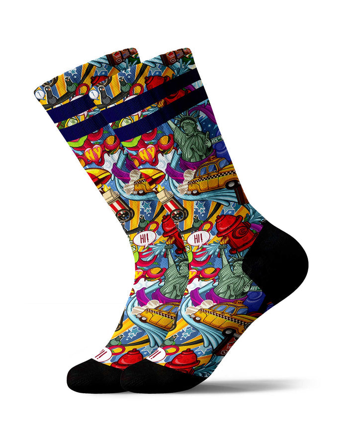 chaussettes sublimées zooyork PULLIN