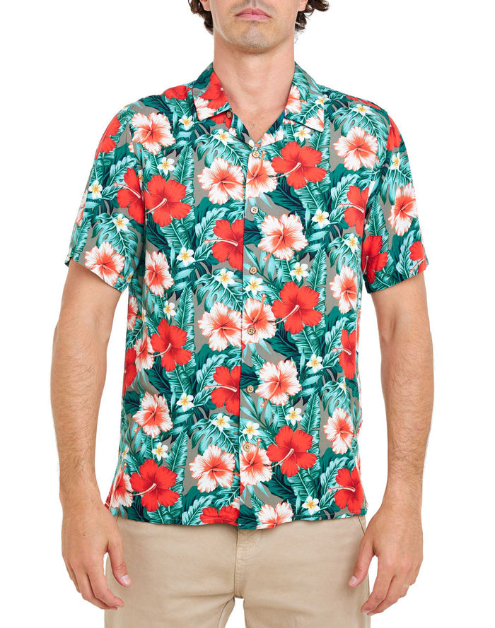 chemise hawaïenne backdoor PULLIN en viscose