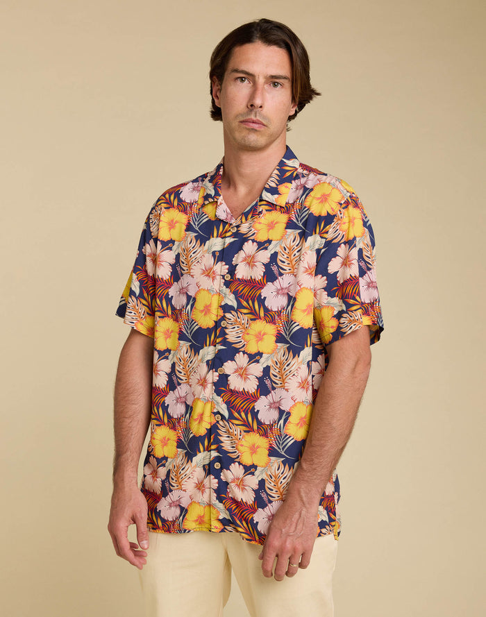 chemise hawaïenne kaiu PULLIN en viscose