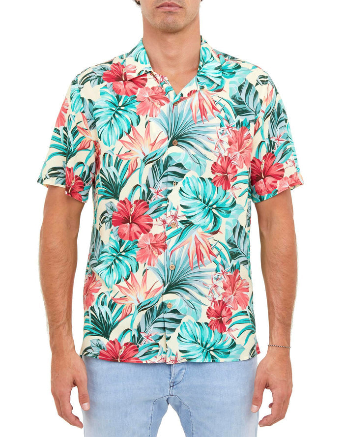 chemise hawaïenne redpalm PULLIN en viscose