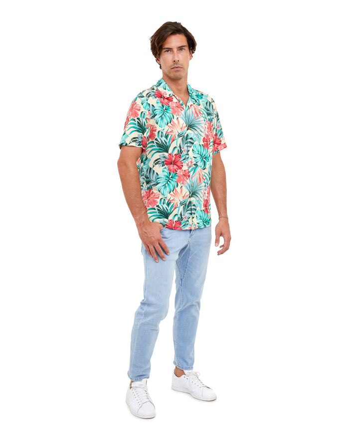 chemise hawaïenne redpalm PULLIN en viscose