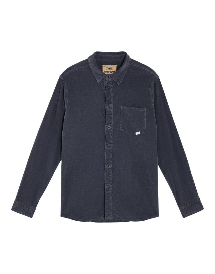 chemise velours abyss PULLIN en coton