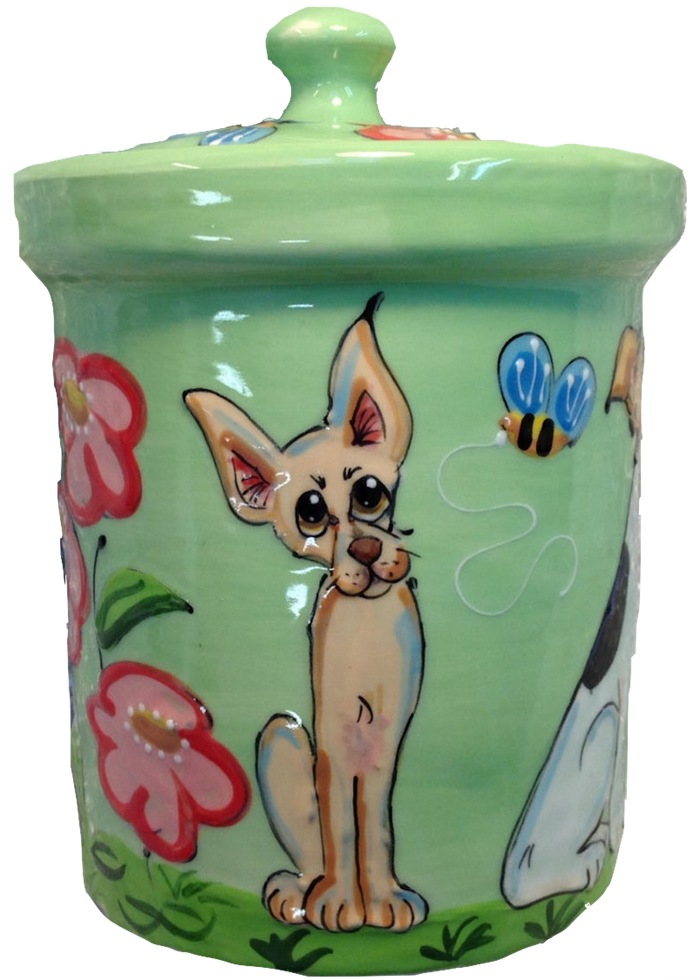 Chihuahua Contempo Treat Jar
