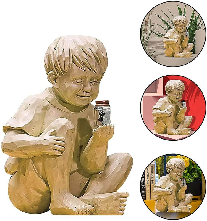 Children with Solar Flares Garden Statues