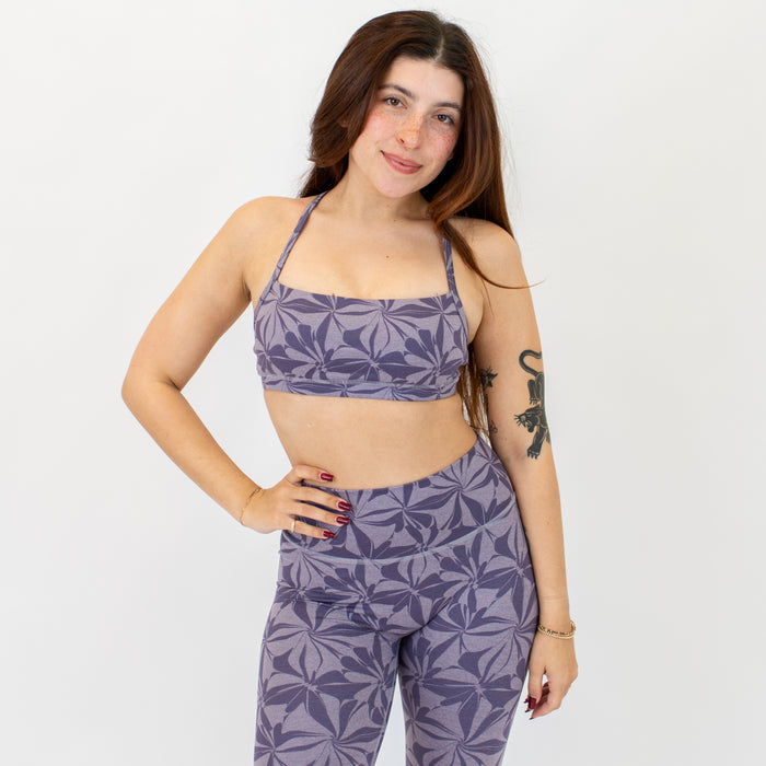 Floral Swirl Chloe Sports Bra - Light Support by FLEO - 1