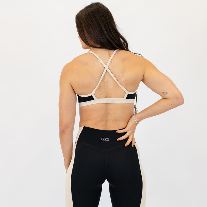 Black + Wood Ash Chloe Sports Bra - Light Support by FLEO - 2