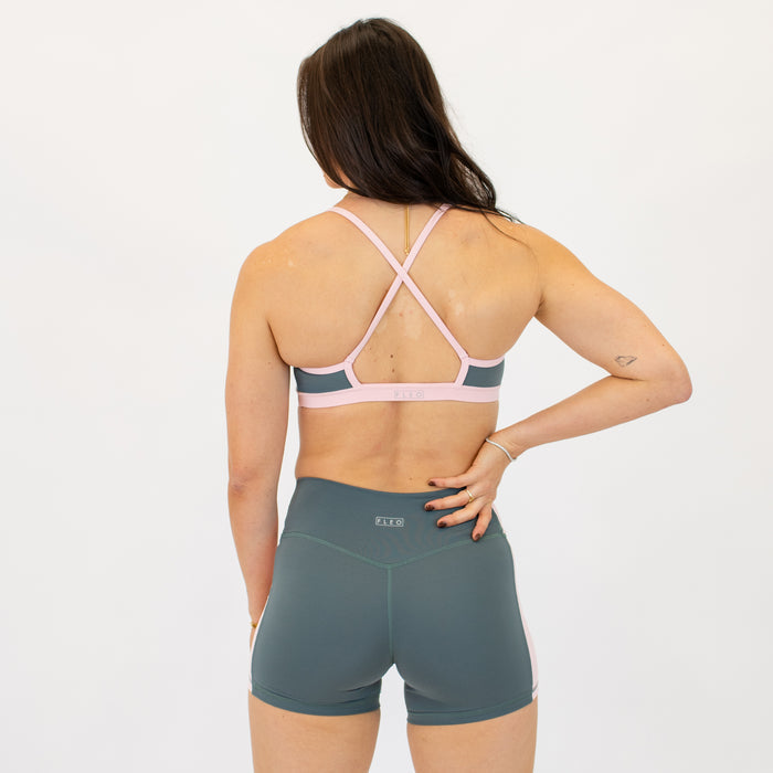 Balsam + Strawberry Cream Chloe Sports Bra - Light Support by FLEO - 2