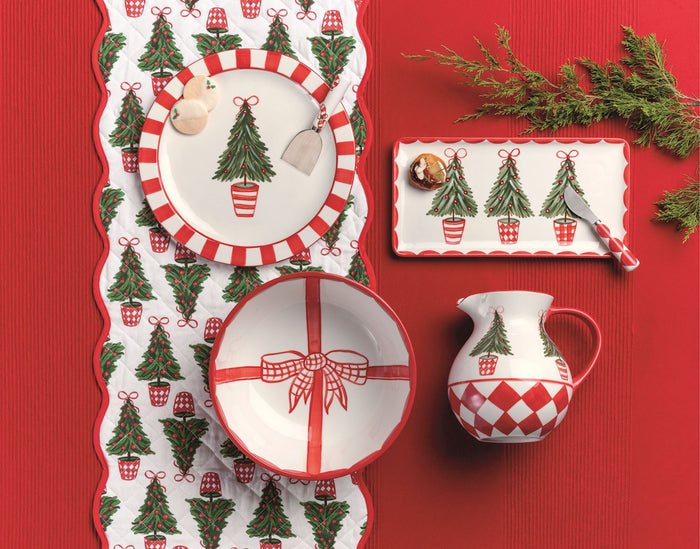 Christmas Tree Holly Everything Plate