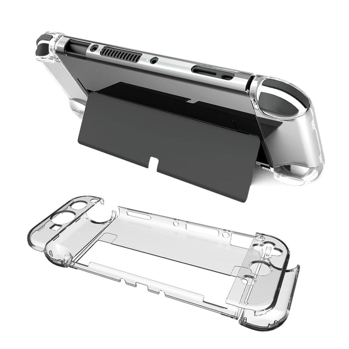 Detachable clear hard case covers for Nintendo Switch OLED  joy-cons