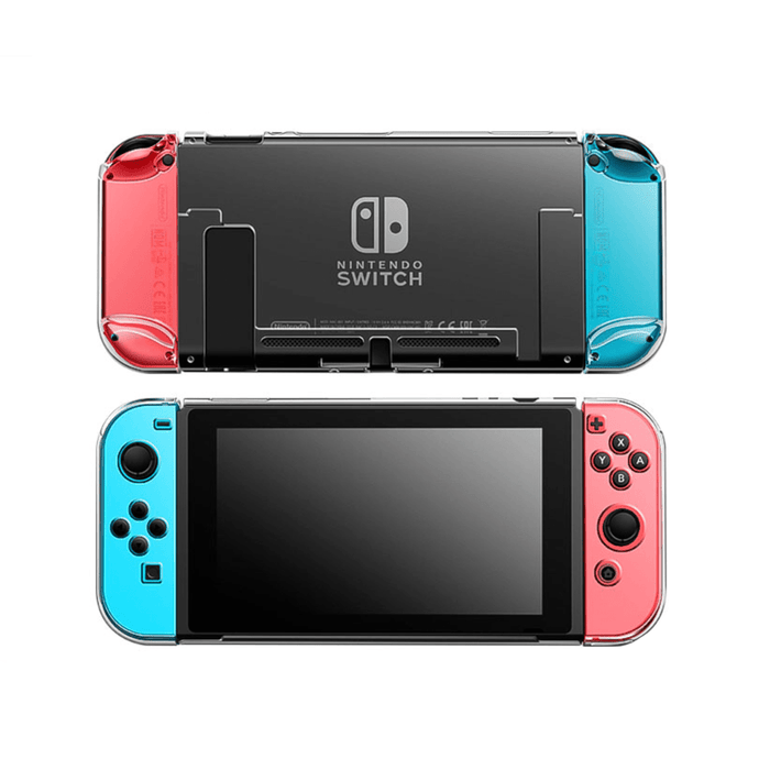 Clear Switch hard case fits over skins for dual protection