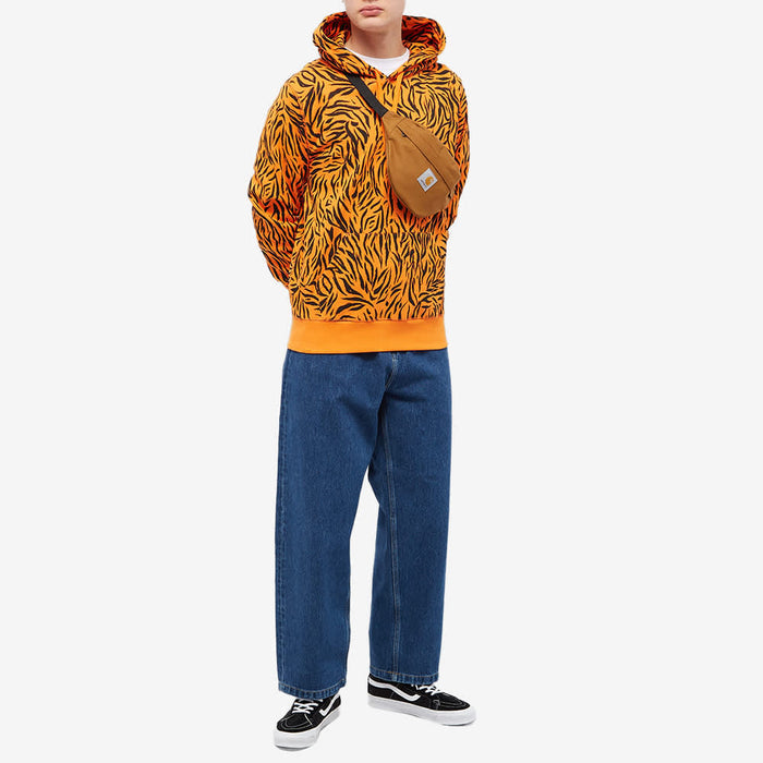 CLOT TIGER STRIPE HOODIE - ORANGE