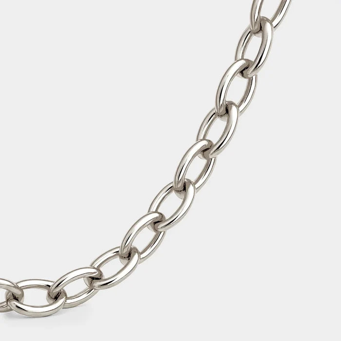 Coluri Charm Necklace Thick Silver Chain