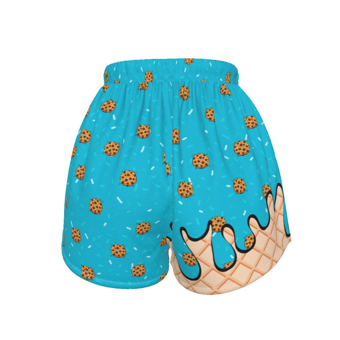 Cookie Monster Ice Cream Sport Shorts (All Sizes)