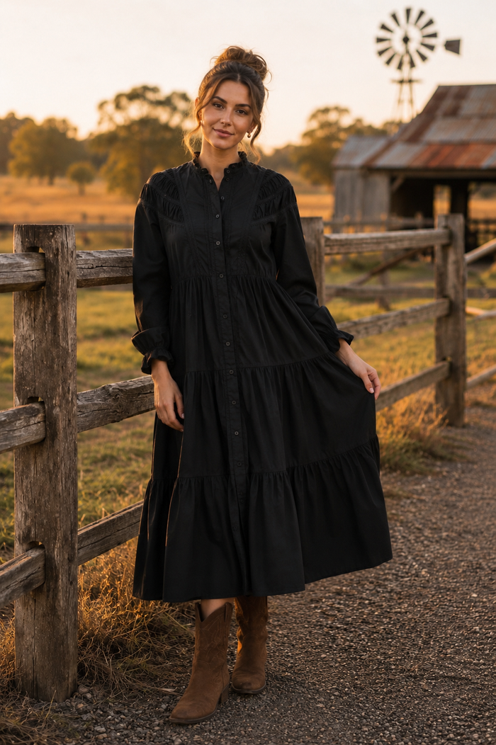 COOP by Trelise Cooper Just a Trace of Lace Dress Black
