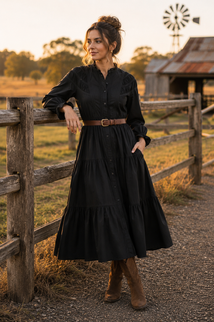 COOP by Trelise Cooper Just a Trace of Lace Dress Black