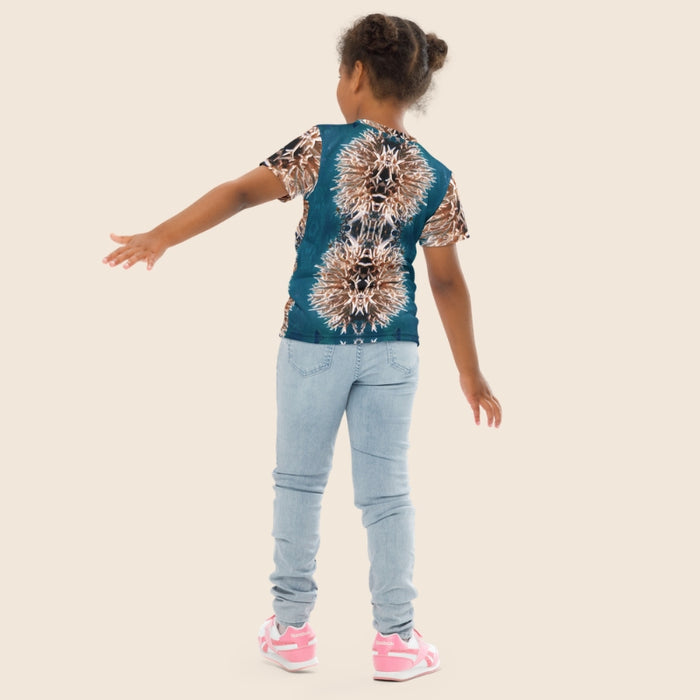 Coral Reef Print Kids T-Shirt | Ocean Design Crew Neck Tee