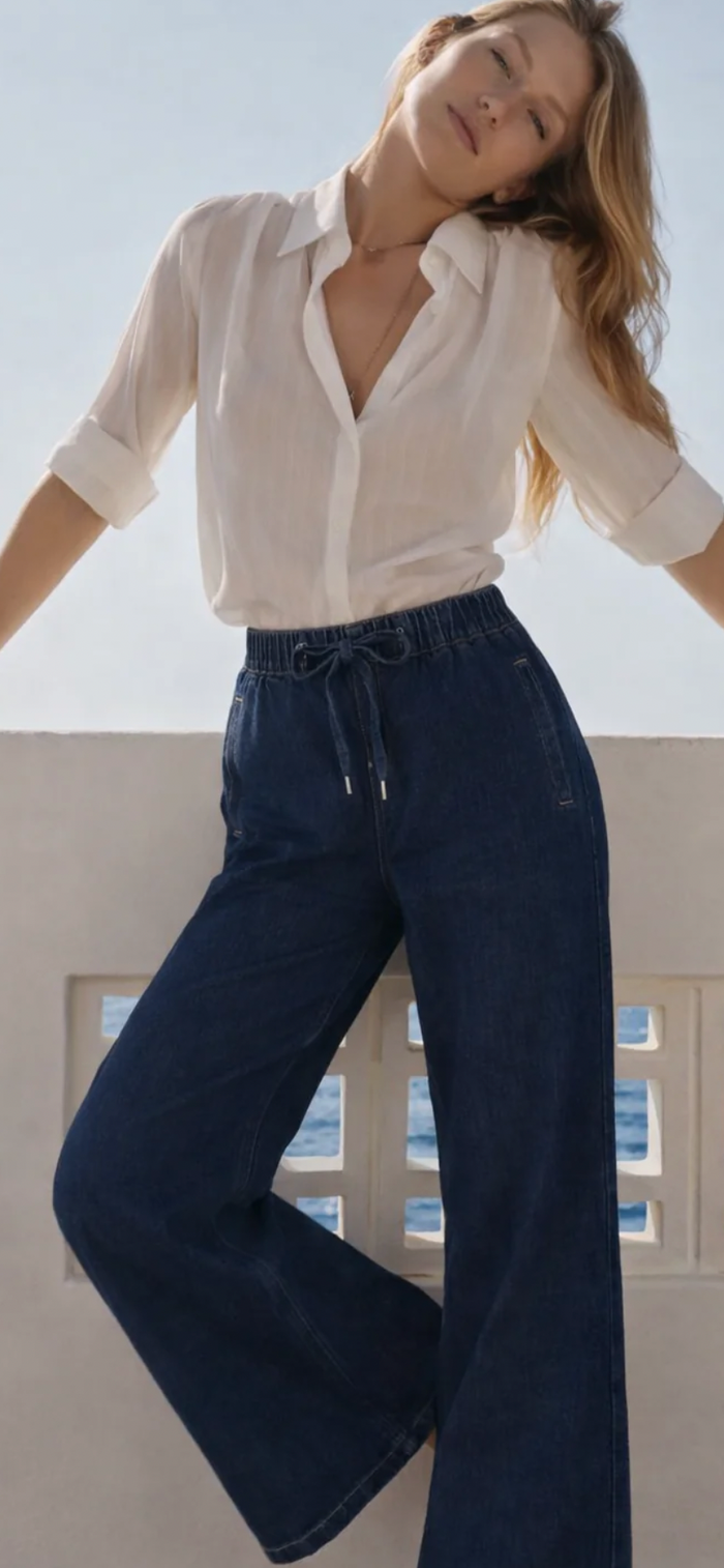 CORFU -Denim Blue Jeans