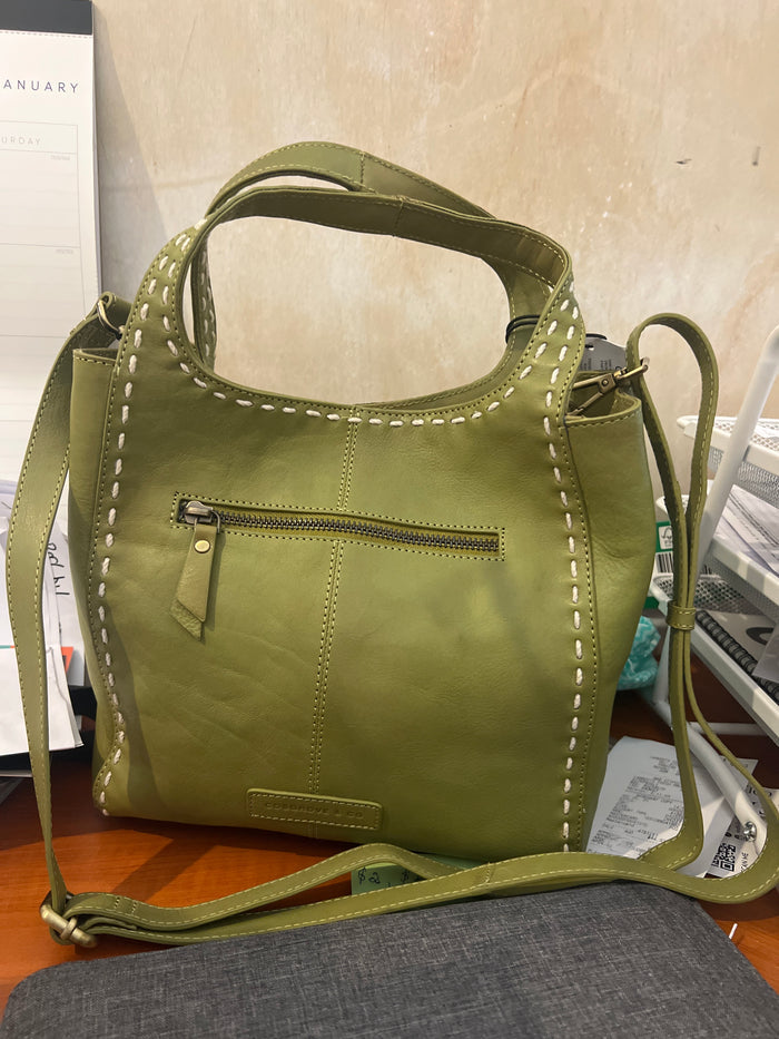 Cosgrove and Co Genuine Leather handbag pistachio