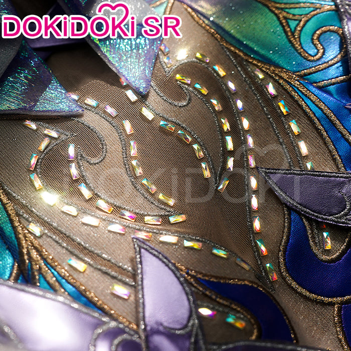【Costume Ready For Ship】DokiDoki-SR Game NARAKA: BLADEPOINT Cosplay ZIPING YIN Costume / Wig / Shoes Champion Forged Ethereal Glow Yin Ziping