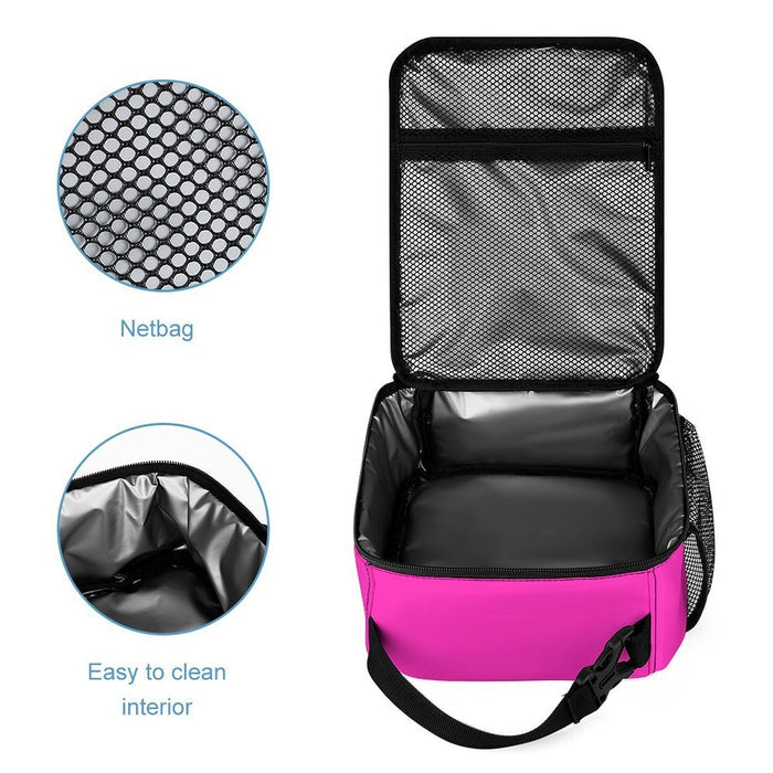 Cotton Candy Crayon Portable Insulated Lunch Bag