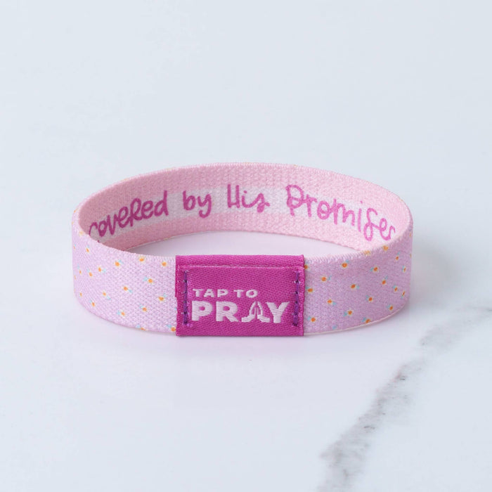 Covered by His Promises | Kingfolk Series Wristband | Tap To Pray™