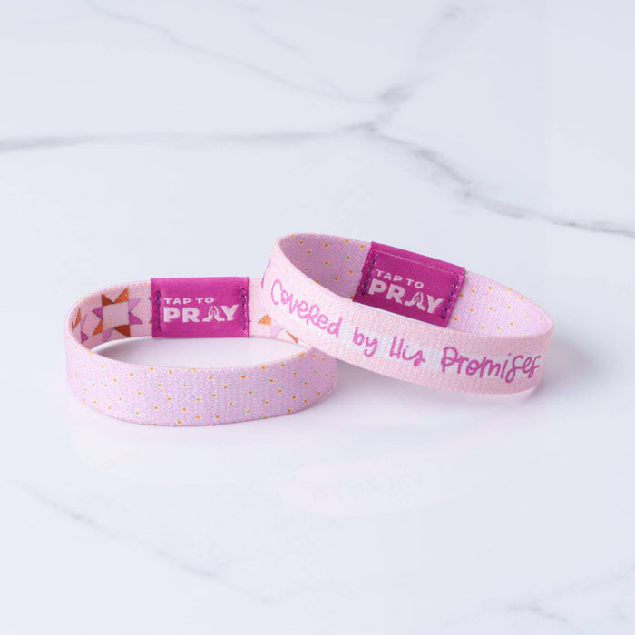 Covered by His Promises | Kingfolk Series Wristband | Tap To Pray™