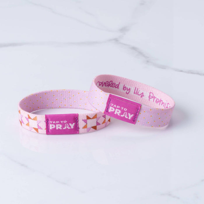 Covered by His Promises | Kingfolk Series Wristband | Tap To Pray™