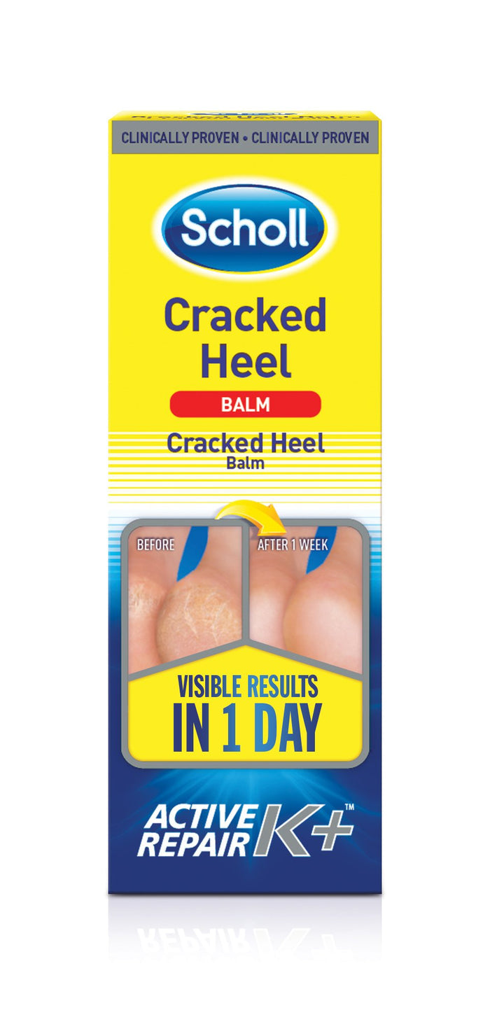 Scholl Aid Cracked Heel Repair Balm: Active Repair K+