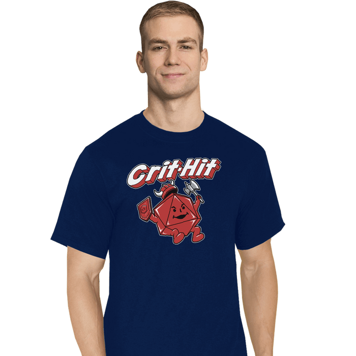 Shirts T-Shirts, Tall / Large / Navy Crit-Hit