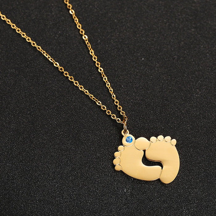 Custom Baby Feet Collar