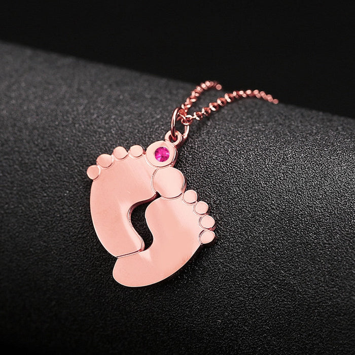 Custom Baby Feet Collar